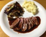 カモのロースト 赤ワイン・オレンジソース作り方7写真