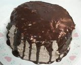 濃厚☆チョコバタークリームケーキ(桃)作り方11写真