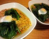 〆に最適!ハーフサイズのチキンラーメン作り方4写真