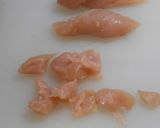 ルクエde鶏ささみと小松菜の中華風炒め作り方1写真