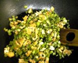カブ葉と油揚げ炒め作り方4写真