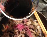 ワインに合う！めんつゆで作る牛ごぼう煮作り方2写真