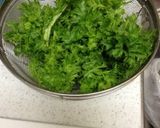 わさび菜とフェタチーズのサラダ作り方1写真