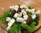 わさび菜とフェタチーズのサラダ作り方4写真