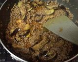 簡単★ミンチ、ナス、豆腐で洋風マーボー丼作り方3写真
