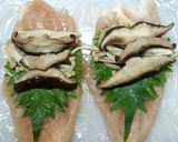 キノコいっぱい♪ささみロール作り方2写真