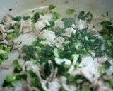 ランチに！大根葉と豚肉のぺペロンチーノ作り方3写真