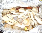 タラとホタテのホイル蒸し作り方3写真