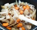 あさりの水煮缶ＤＥ筑前味噌煮作り方3写真