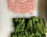 簡単‼ベーコンとほうれん草のキッシュ☆作り方1写真