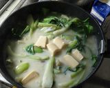 [簡単]チンゲン菜のクリーム煮作り方4写真