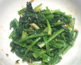 味噌deほうれん草のごま和え作り方2写真