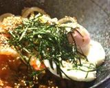 さくさく揚げ玉納豆キムチ作り方4写真