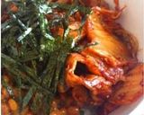 さくさく揚げ玉納豆キムチ作り方5写真