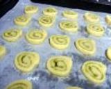 緑茶の渦巻きクッキーαシナモンロールクッキー作り方7写真