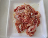 スライス大根と豚肉のにんにく醤油炒め作り方2写真