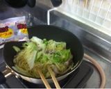 山羊座が作るソース焼きそば作り方8写真