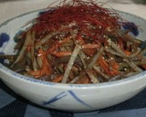 塩麹の牛蒡と人参と蒟蒻のきんぴら作り方5写真