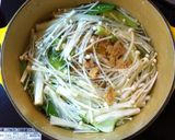とろり♪なめことえのきの中華スープ作り方1写真