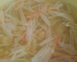 海老と蟹カマのメレンゲあんかけ炒飯作り方6写真