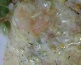 海老と蟹カマのメレンゲあんかけ炒飯作り方9写真