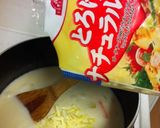 一材料！とろけるチーズで、濃いシチュー♡作り方1写真