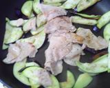 生姜とごま油が香る★茄子と豚肉の和風スパ作り方5写真