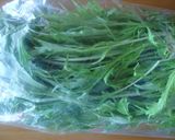 水菜・クリチの昆布茶和え作り方1写真