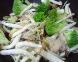 生姜とごま油が香る★茄子と豚肉の和風スパ作り方6写真