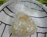 揚げ玉で夜食おにぎり作り方3写真