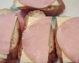 簡単♪ハムチーズトースト作り方1写真