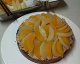 濃厚☆チョコバタークリームケーキ(桃)作り方7写真