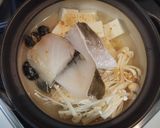 簡単スピード小鍋★鱈と豆腐の明太チゲ作り方3写真