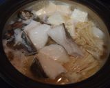 簡単スピード小鍋★鱈と豆腐の明太チゲ作り方4写真