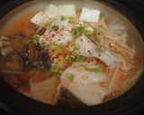 簡単スピード小鍋★鱈と豆腐の明太チゲ作り方6写真