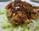 甘酢あんかけ～唐揚げ作り方5写真