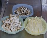 ☆きのこだけの炒めもの☆柚子胡椒風味☆作り方1写真
