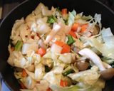 体が温まる野菜いっぱいヘルシー豆乳スープ作り方2写真
