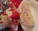 Xmasに♡ブッシュドノエル作り方1写真