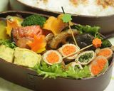 野菜2種～ポン酢で豚肉ロール～弁当作り方5写真