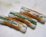 インゲンとツナをちくわにつめて甘辛ダレで作り方3写真