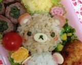 超簡単☆リラックマ ＊キャラ弁＊作り方4写真