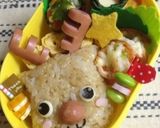 キャラ弁☆トナカイ君作り方4写真