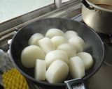 [簡単]大根とチンゲン菜のペッパー煮作り方1写真