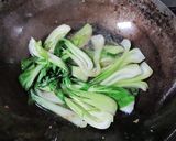 チンゲンサイの卵あんかけ作り方7写真