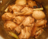 汁まで美味しい☆簡単手羽もとの煮物作り方4写真