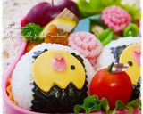 チューリップの型抜きdeぞうさんおにぎり作り方2写真