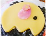 チューリップの型抜きdeぞうさんおにぎり作り方3写真