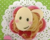 くるくるパスタでヘビちゃん＊キャラ弁＊作り方5写真