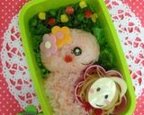 くるくるパスタでヘビちゃん＊キャラ弁＊作り方6写真